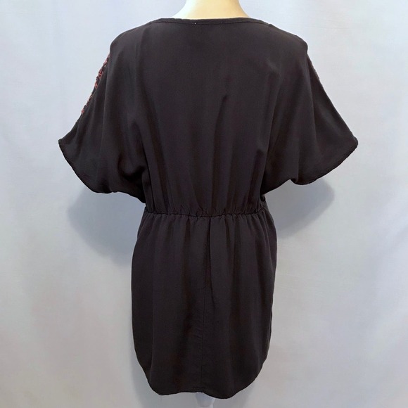 Under Skies Mini Embroidered Dress Women L - Picture 6 of 12